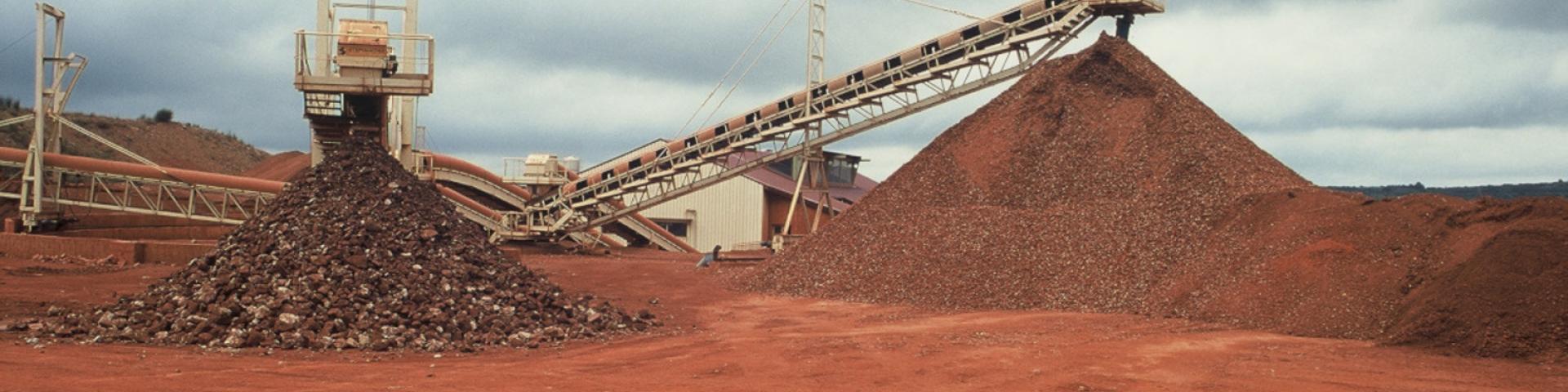 Mine de bauxite à Villeveryrac